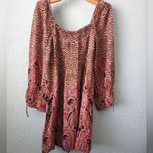 Maeve Paisley Print Dress